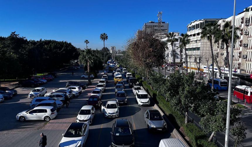 Mersin’de 5 Mart Perşembe günü trafiğin durumu