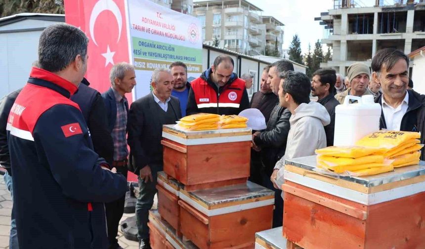 Arıcılara organik arısız 494 kovan dağıtıldı