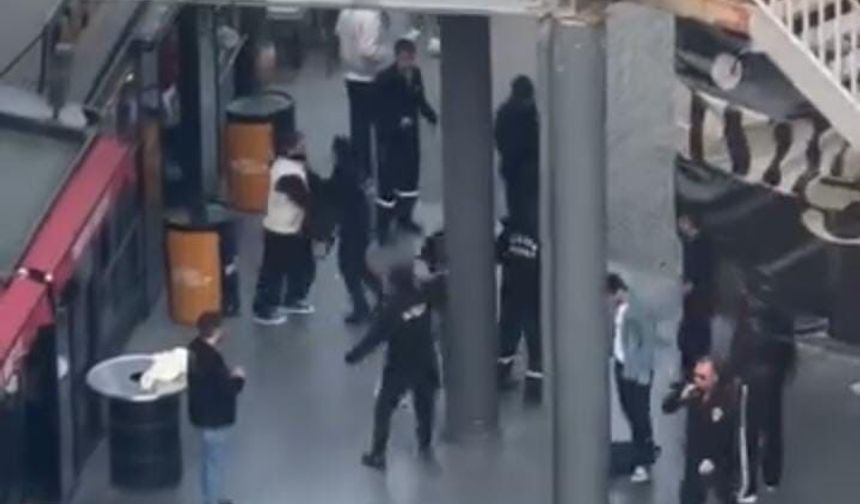 AVM'de iki grup arasında kavga: Güvenlik müdahale etti
