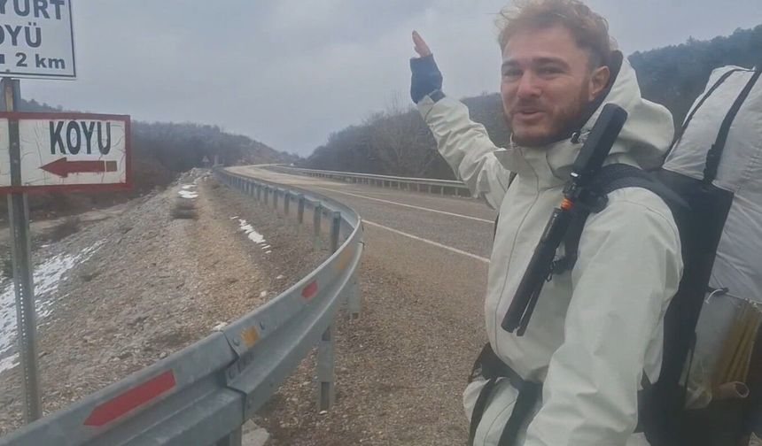 Japonya'ya ulaşmak için Almanya'dan yola çıkan gezgin 6 aydır yürüyor