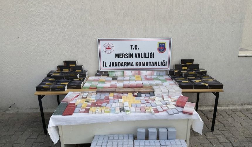 Mersin'de sigara kaçakçılığıyla mücadele 1 şüpheli yakalandı