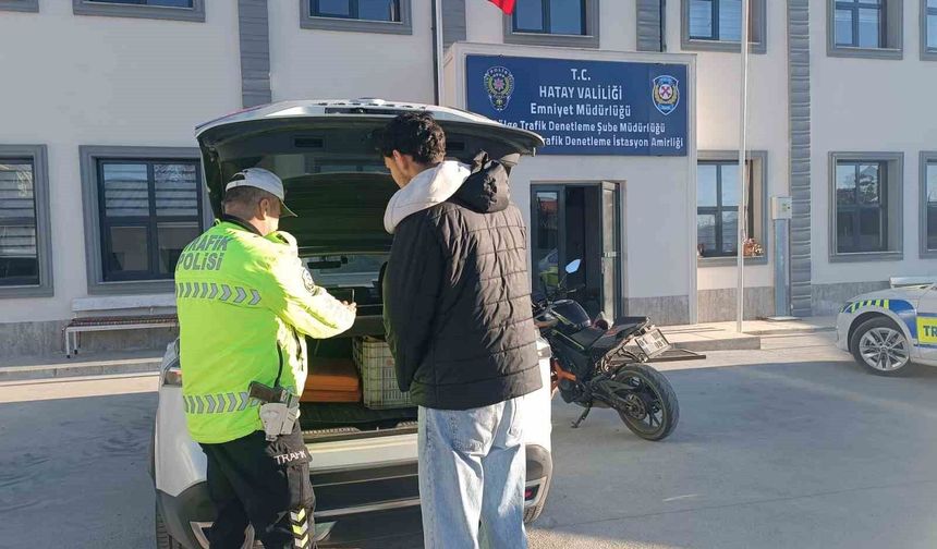 Paylaşım yapmak için trafiği tehlikeye atan sürücüye 46 bin TL ceza uygulandı