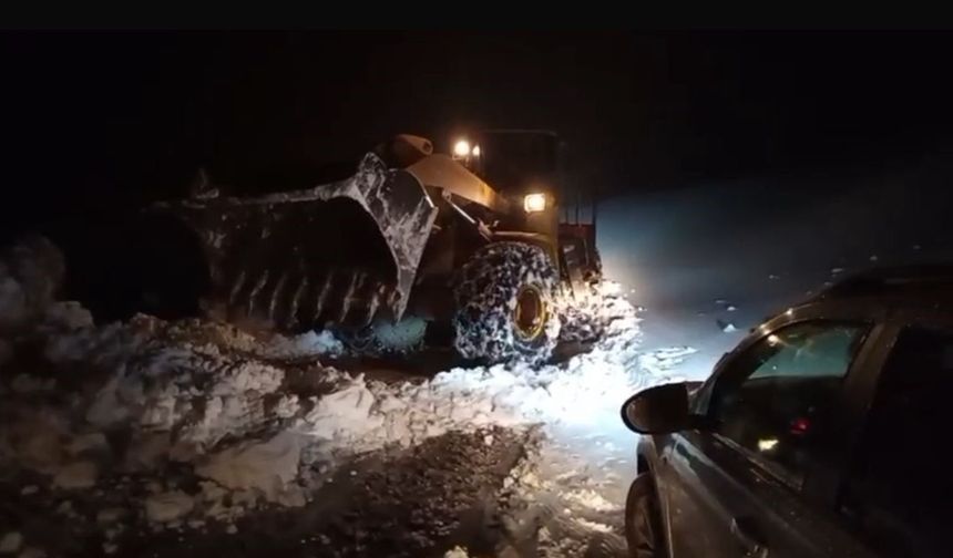 Pervari'de karda mahsur kalan 78 kişi kurtarıldı