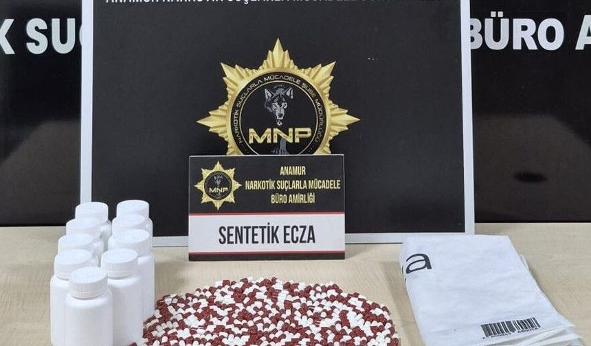 Sentetik haplarla yakalanan şüpheli tutuklandı