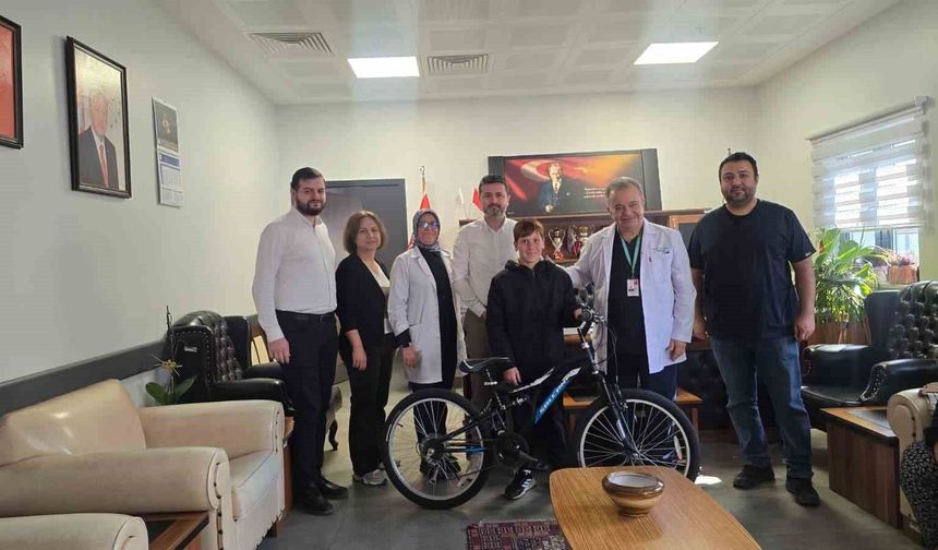 Şikayet kutusundan bisiklet çıktı