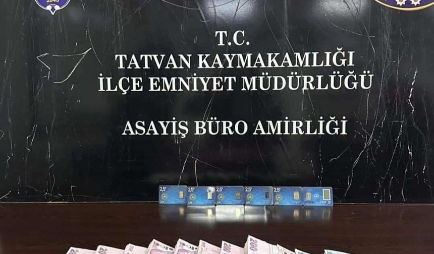Tatvan'da sahte altın operasyonu: 3 şüpheli gözaltında