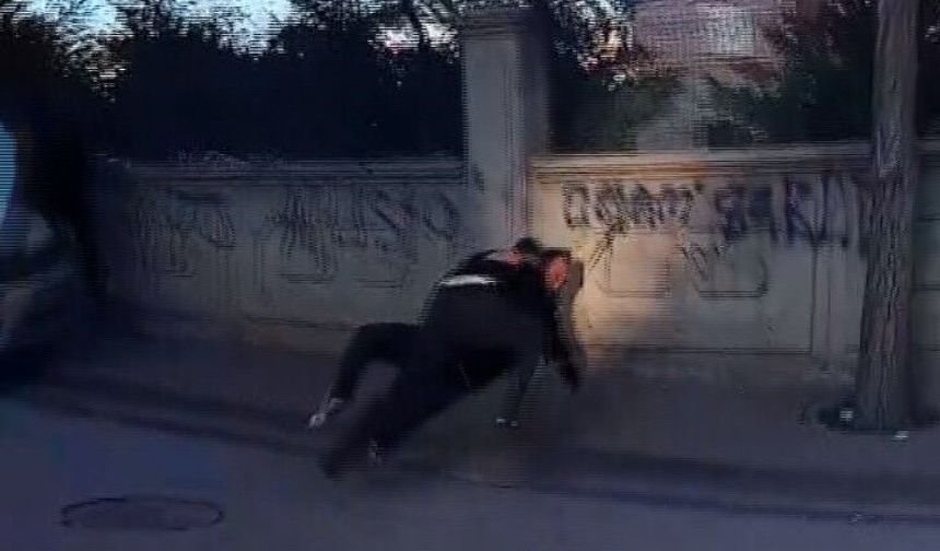 Trafik tartışmasında yumruklar konuştu