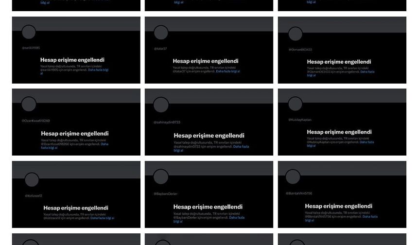 Türkiye'yi hedef alan 21 sosyal medya hesabına daha erişim engeli