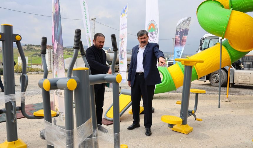 Toroslar’a yeni oyun grupları ve spor aletleri geliyor