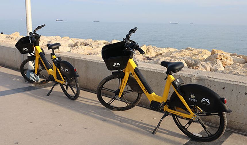 Mersin’de Büyükşehir Belediyesi'nin yeni bisikletleri ilgi görüyor