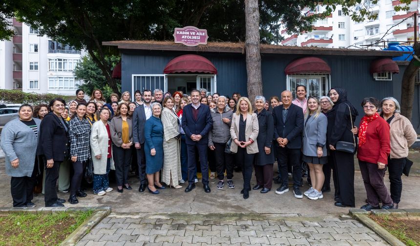 Başkan Tuncer, Mezitli’nin üreten kadınlarıyla buluştu