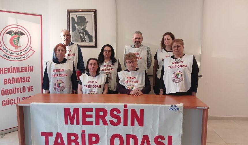 Mersin Tabip Odası: “Dr. Ayşe Uğurlu’nun yanındayız”