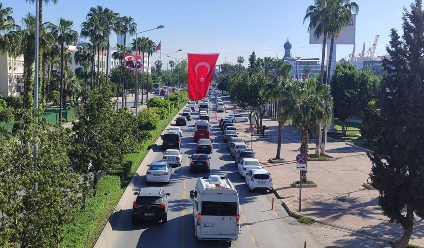 Mersin’de 20 Nisan Pazartesi günü trafiğin durumu