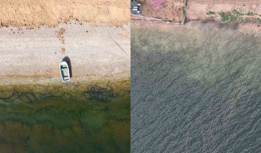 5 ay önce çekilmişti, son hali havadan görüntülendi: Barajda su seviyesi yeniden yükseldi