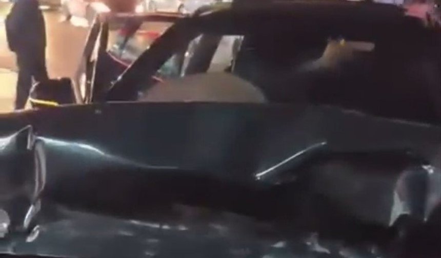 Bursa'da zincirleme kaza: 3 araç hurdaya döndü
