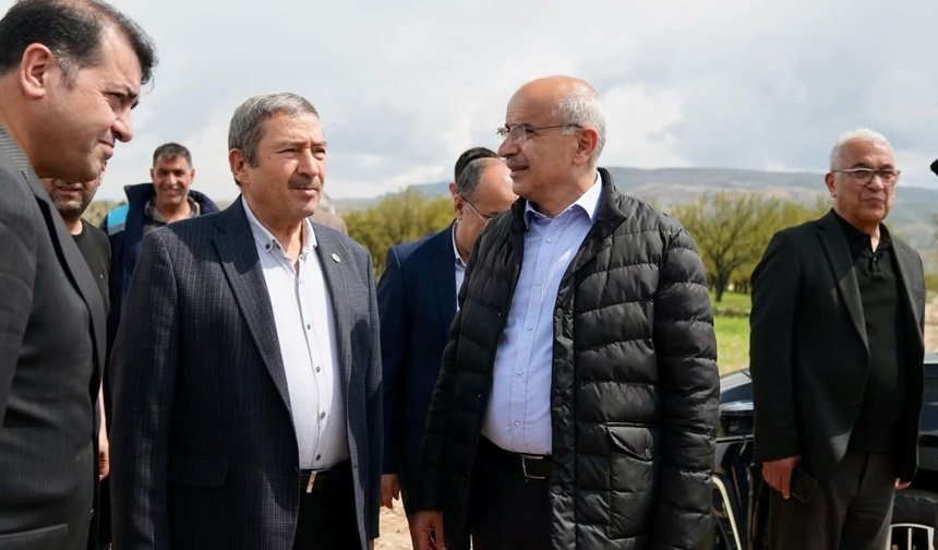 Darende'de dolu afeti sonrası mahallelere ziyaret