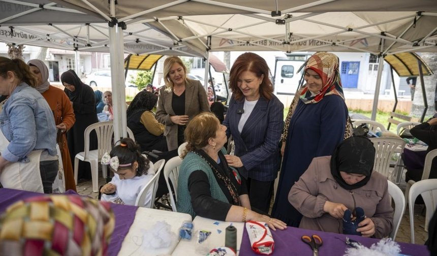 Mersin'de 'Evimiz Atölye' ile kadınlar üretime katılıyor