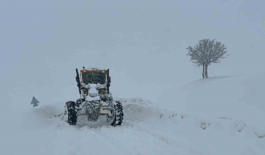 Muş'ta 55 köy yolu kapandı