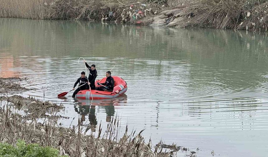Tarsus'ta ırmakta kaybolan genç için seferber oldular: Vali Toros bölgede