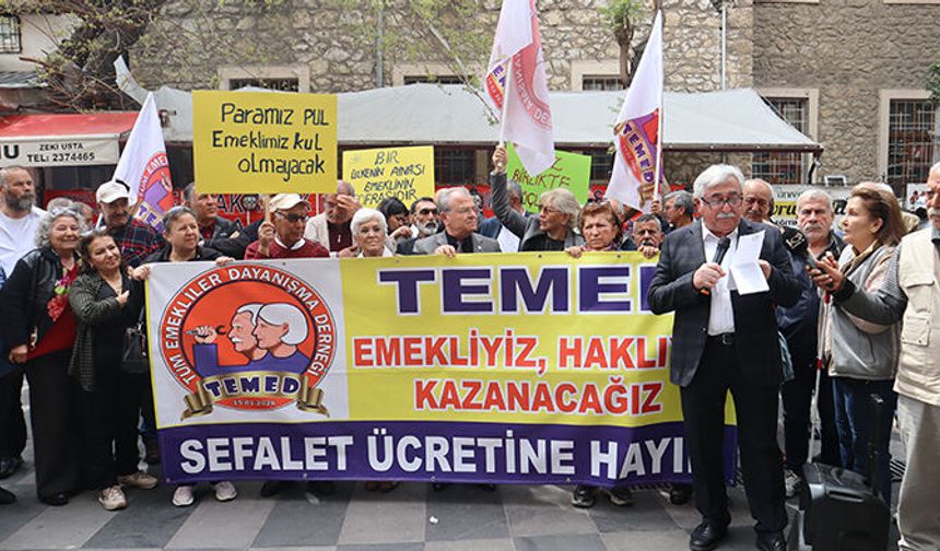 Mersin TEMED: “Sefalet ücretine hayır”