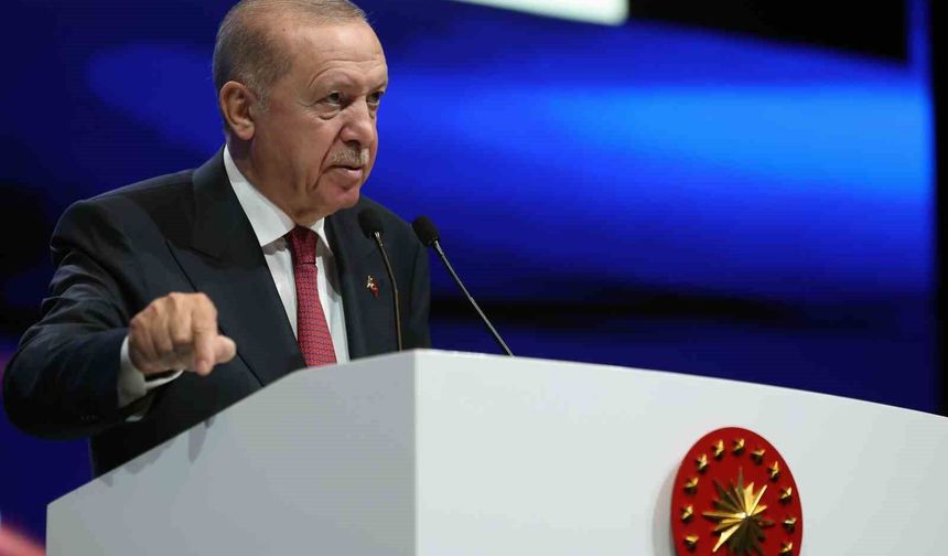 Cumhurbaşkanı Erdoğan: 'Savunma sanayiinde olduğu gibi enerjide tam bağımsızlık ülkemizin Kızıl Elma'sıdır'