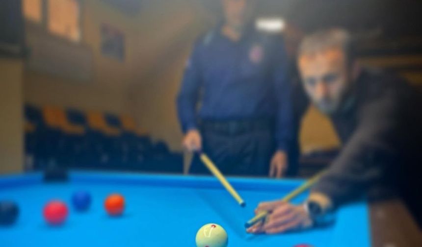 Denetimli serbestlik yükümlülerine bilardo etkinliği