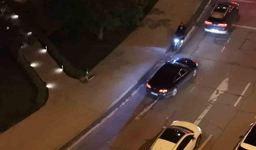 'Panik atağım var' diyerek polis uygulamasından kaçtı, dron kameralarına yakalandı