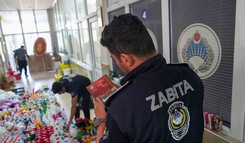 Tarsus'ta 6 bin 167 sağlıksız ürüne el konuldu