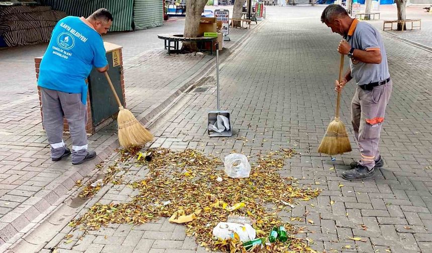 Alanya'da bayramda 9 günde 10 bin 578 ton atık toplandı