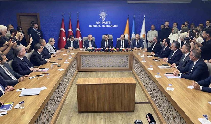 Bakan Tekin: '2002 yılından bugüne, Bursa'da öğretmen ve derslik sayısı 2,5 kat arttı'