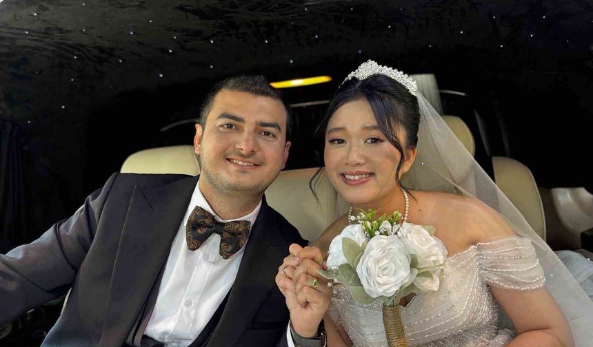 Menteşe'den Vietnam'a uzanan aşk mutlulukla taçlandı