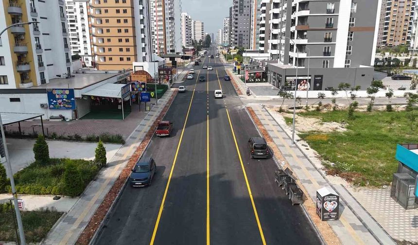 Mezitli'de ulaşımı rahatlatacak çalışma tamamlandı