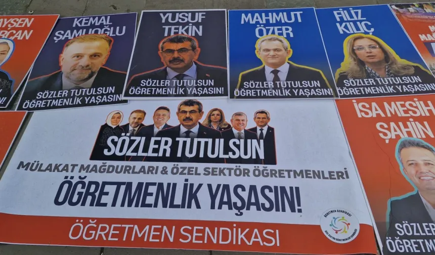 Öğretmenler Mersin’den Ankara’ya yürüyor: "Verilen sözlerin peşindeyiz"