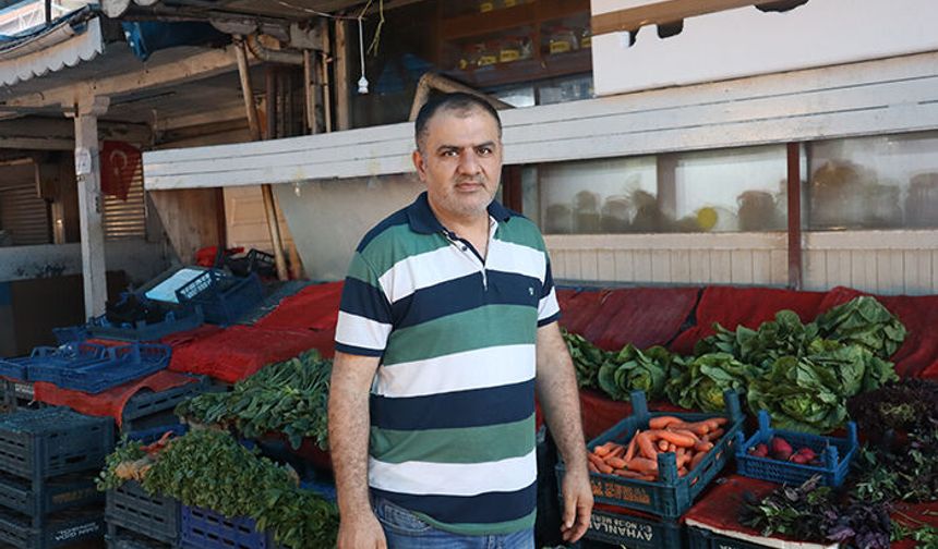 Mersin’de çarşıda yaşanan durgunluk manav esnafını da vurdu