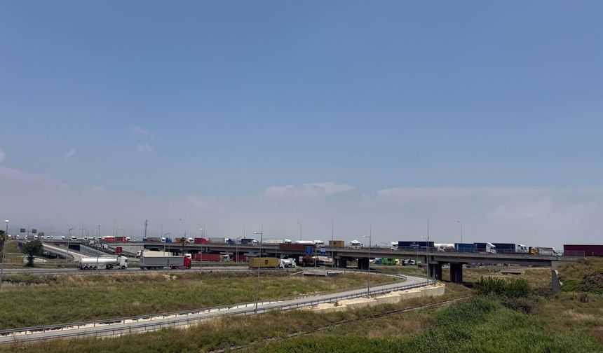 Mersin Limanı ve Serbest Bölge’de tır yoğunluğu