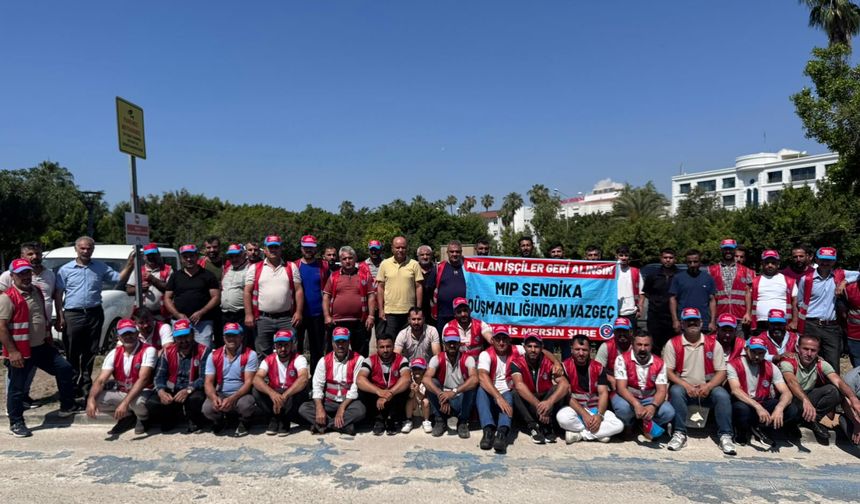 Mersin Liman işçileri 152 gündür direniyor