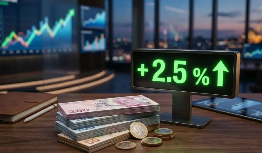Türkiye ekonomisi 2026 yılı birinci çeyrekte yüzde 2,5 büyüdü