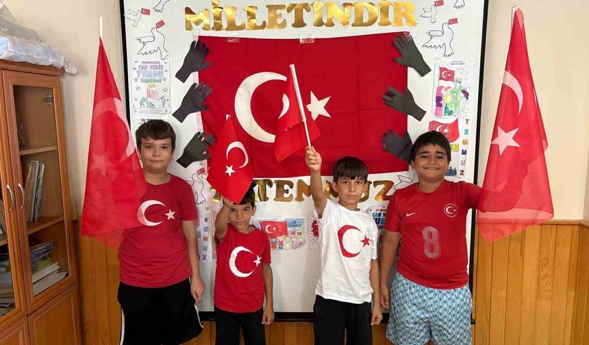 Anamur'da Yaz Kur'an Kursu öğrencilerine 15 Temmuz ruhu anlatıldı