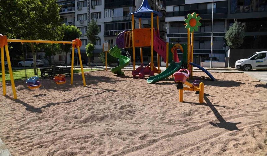 Çocuk parklarında zeytin çekirdeği dönemi