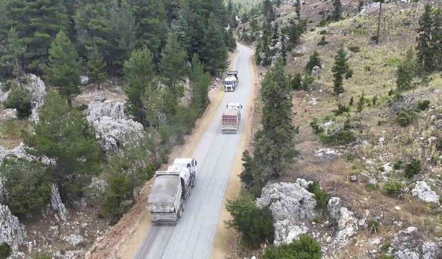 Gülnar'da yarım asırlık yol sorunu çözüldü