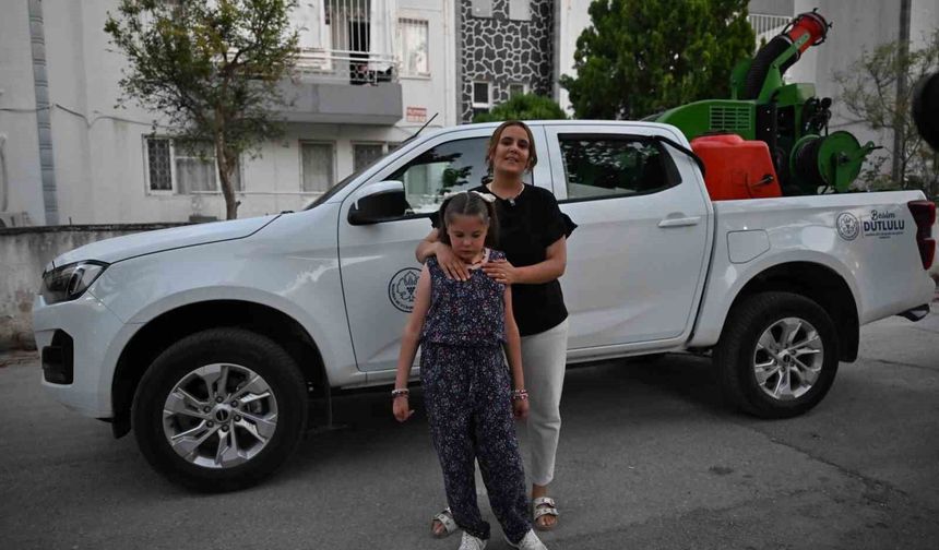 İlaçlama aracına uzanan hayal gerçek oldu