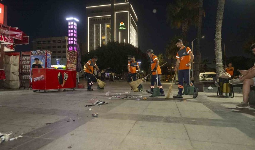 Mersin Büyükşehir Belediyesi temiz bir kent için sahada