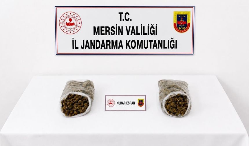 Mersin'de jandarmadan uyuşturucu operasyonu: 2 tutuklama