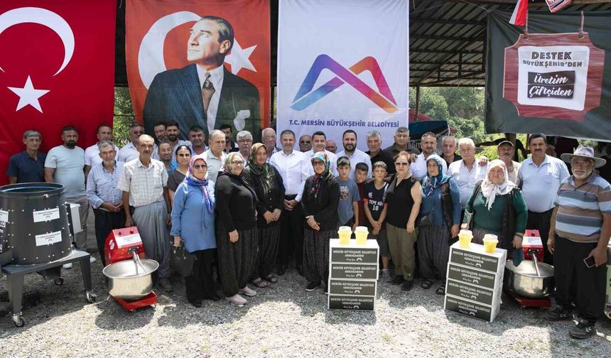 Mersin'de üreticiye çok yönlü tarım desteği