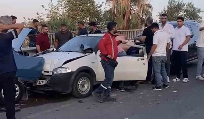 Tarsus'ta zincirleme kaza: 3 yaralı