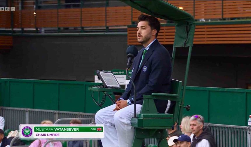 Wimbledon'da bir Türk hakem