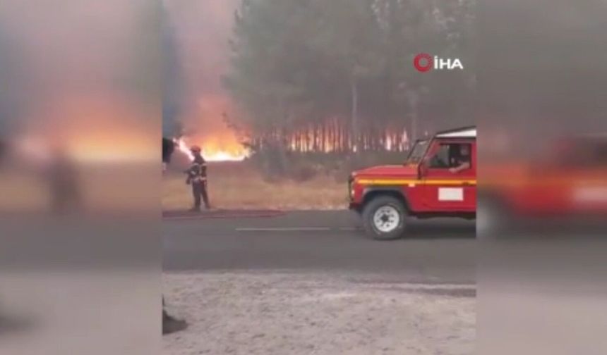 Fransa'da ormanlar alev alev: Cap Ferret yarımadasının tamamına tahliye emri