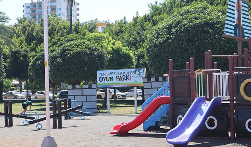 Mersin’de çocukların favori parkı: Yenilmezler Kulesi Parkı