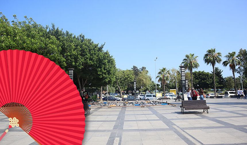 Mersin’de sıcak havalar yelpaze satışlarını artırdı