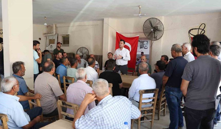 Beşikçi, Adanalıoğlu'nda muhtar ve vatandaşların taleplerini dinledi